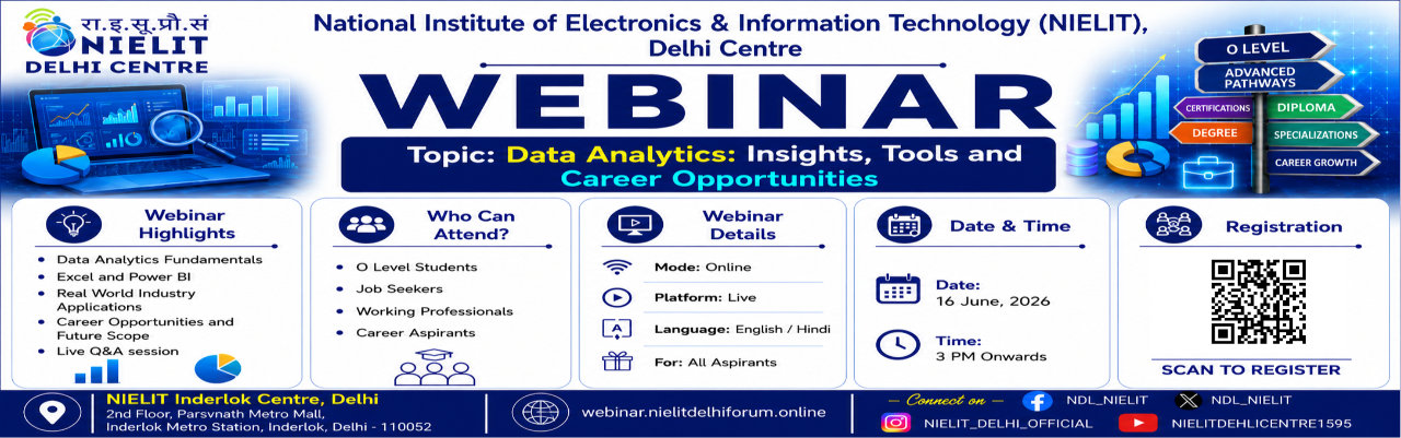 Webinar on Data Analytics: Insights, Tools & Career Opportunities